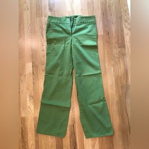 J. Crew Sz 6 Favorite Fit Chinos, Green